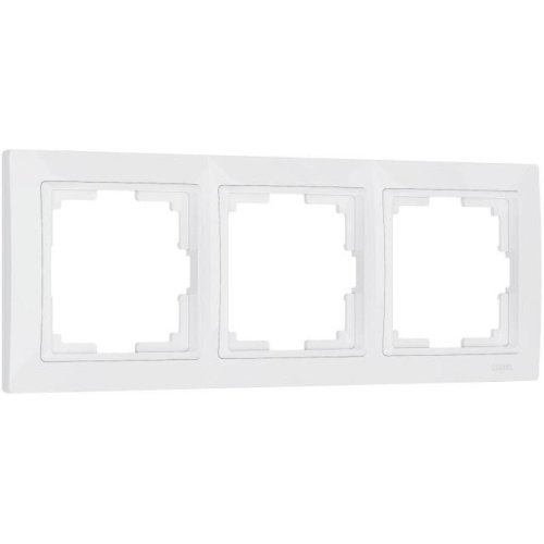 Рамка Werkel W0032001/ Рамка на 3 поста Snabb basic (белый)