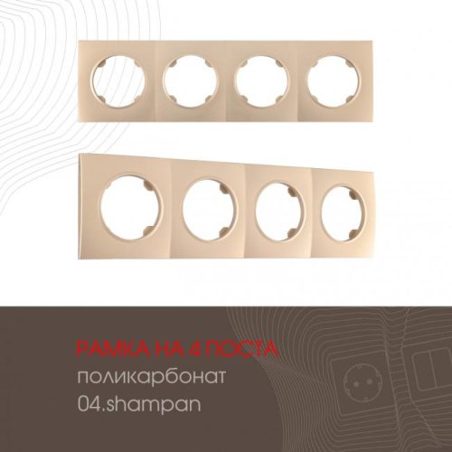 502.04-4.shampan Рамка Arte Milano Am-502.04 502.04-4.shampan