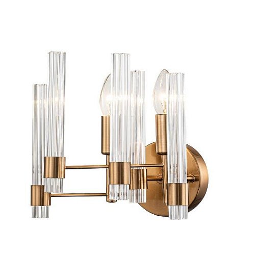 V000462 Настенное бра Indigo Favara V000462 11040/2W Brass