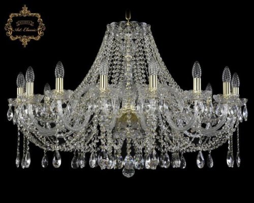 11.12.16.360.Gd.Sp Подвесная хрустальная люстра 11.12 Art Classic 11.12.16.360.Gd.Sp