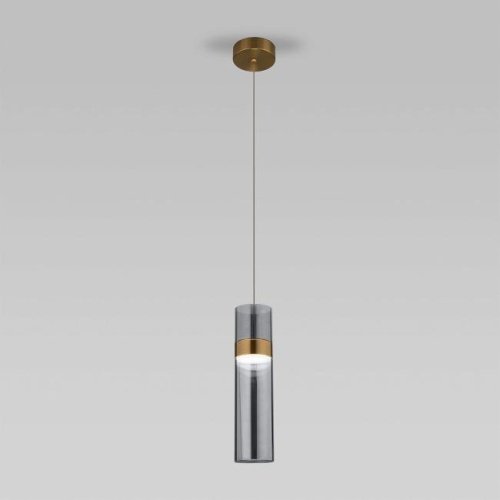 50244/1 LED латунь/дымчатый Светильник подвесной Eurosvet Lumen 50244/1 LED латунь/дымчатый