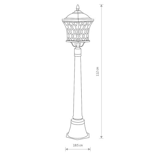 Столб фонарный уличный Nowodvorski Tay 5294