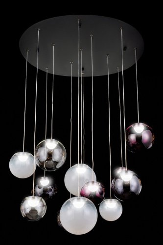 LE7723/13S Chrome Подвесная люстра LEON Molecule LE7723/13S Chrome