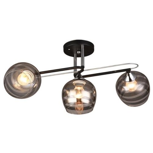 Потолочная люстра IMEX MD.1042-3-S BK+CH