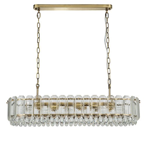 V000427 Подвесная люстра Indigo Brilliante V000427 12039/10PL Brass