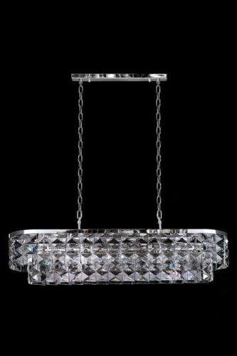 LE3003/1200L CH Подвесная люстра LEON Cristal LE3003/1200L CH