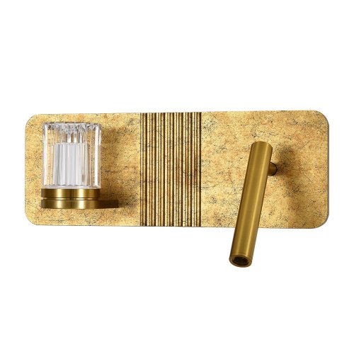 Настенный светильник Indigo Rilievo V000199L 14032/2W Gold