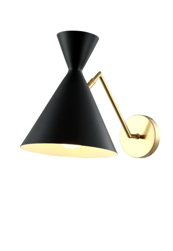Настенное бра Crystal Lux Joven JOVEN AP1 GOLD/BLACK