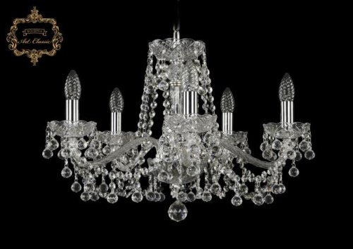 Подвесная хрустальная люстра 11.26 Art Classic 11.26.5.200.Cr.B
