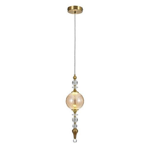 V000190L Светильник подвесной Indigo Sorpresa V000190L 11056/1P Amber
