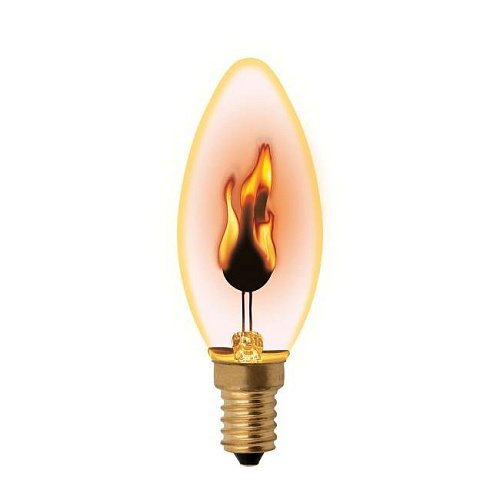 IL-N-C35-3/RED-FLAME/E14/CL Ретро лампа Uniel IL-N-C35-3/RED-FLAME/E14/CL
