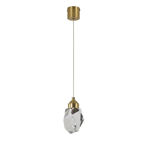 Светильник подвесной Indigo Cristallo V000132L 12053/1P Brass