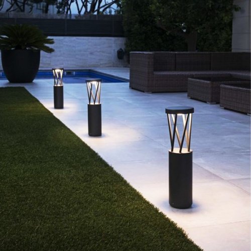 Наземный светильник 09973-0.7-001KT 0,6M LED12W BK