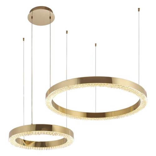 SATURN SP90W LED GOLD Подвесная люстра Crystal Lux Saturn SATURN SP90W LED GOLD
