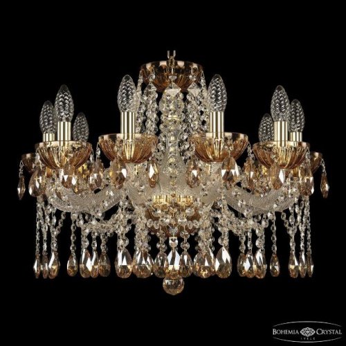 Подвесная люстра Bohemia 5413 5413/10/200 G Amber/M-1H K721