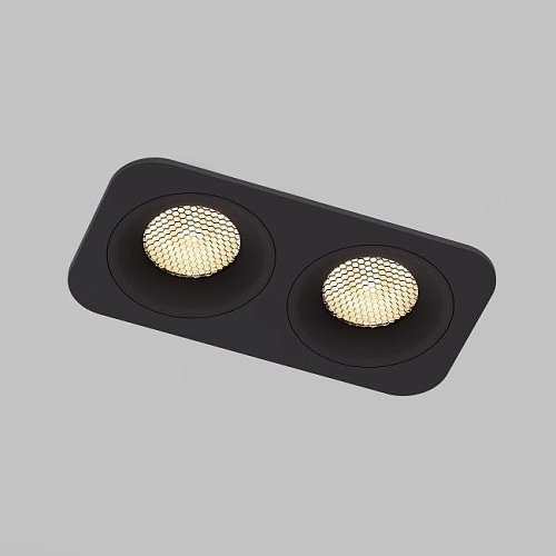 15277/LED 20W 3000K черный IP44 Встраиваемый светильник Elektrostandard Tetro 15277/LED 20W 3000K черный IP44