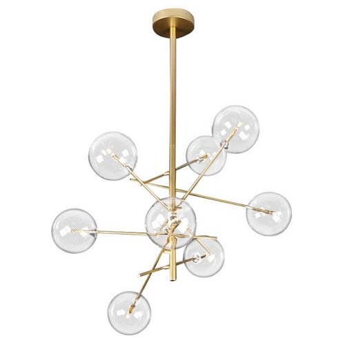 Люстра на штанге Delight Collection Globe Mobile 9307P-8A gold