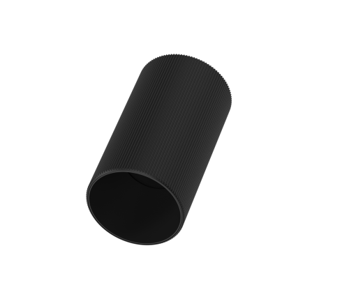 00-00037755 Корпус рифленый VL-S2-CL4F-BL, черный, для Villy 2.0, 15Вт, SWG LUMKER 00-00037755