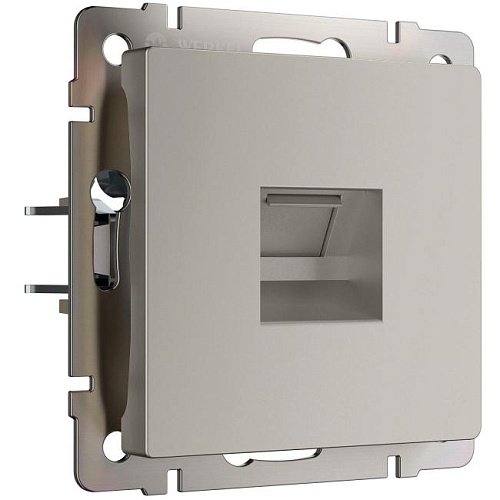 Розетка Werkel W1281004/ Розетка Ethernet RJ-45 (дымчатый)