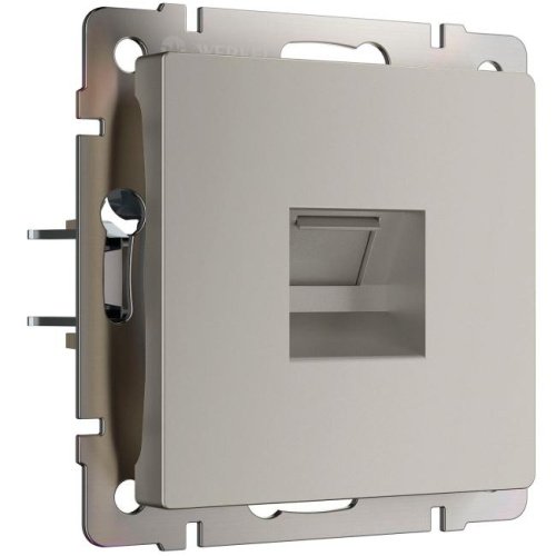 Розетка Werkel W1281004/ Розетка Ethernet RJ-45 (дымчатый)