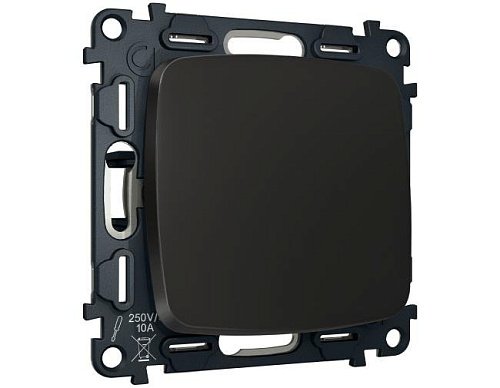 MO801050 MO801050 Комплект механизма 1-кл выключателя с самовозвратом OMEGA Черный матовый QUANT (OP8010, VM113)