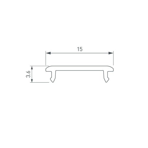 Экран для профиля Arlight Sl-Mini 049022