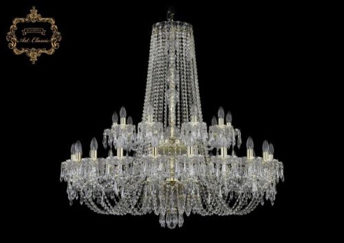 11.23.20+10.400.2d.Gd.Dr Подвесная хрустальная люстра 11.23 Art Classic 11.23.20+10.400.2d.Gd.Dr