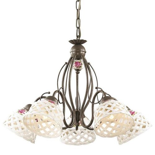 2560/5 Люстра подвесная с цветочками Vela 2560/5 Odeon Light