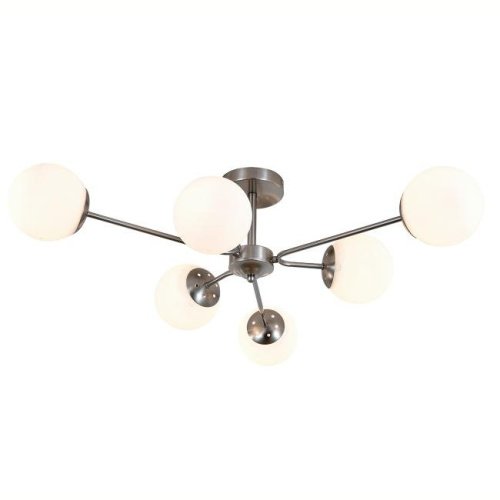 ES0000069 Потолочная люстра 150008/6R E27*60W Satin nickel Roshe Escada ES0000069