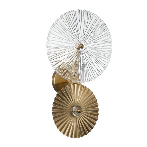 V000023 Настенное бра Indigo Miele 12021/B/1W Brass V000023