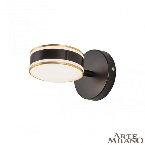 277599/1B BK/GD Настенный светильник Arte Milano Ferrara71040 277599/1B BK/GD