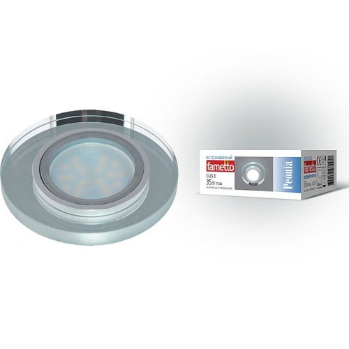 Встраиваемый светильник Fametto Peonia DLS-P106 GU5.3 CHROME/SILVER