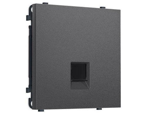 MS662010 MS662010 Комплект механизма компьютерной розетки SIGMA Антрацит серый RJ-45 (8P8C) CAT6 с/ш QUANT PRO (SP6620, PR188)