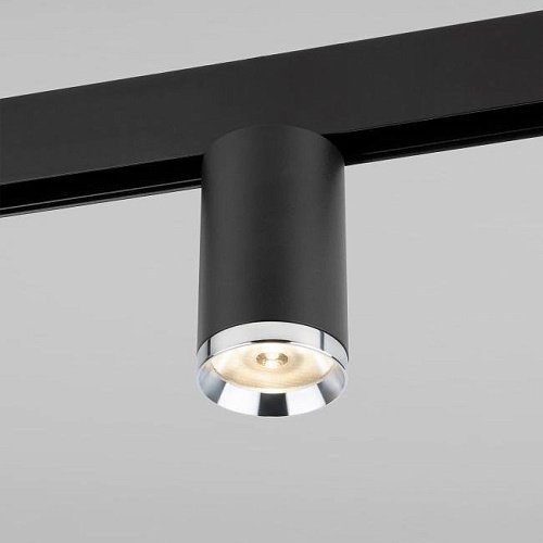 Slim Magnetic R06 Трековый светильник 10W 4200K Ringe (черный/серебро) 85506/01 Трековый светильник Elektrostandard Slim Magnetic Slim Magnetic R06 Трековый светильник 10W 4200K Ringe (черный/серебро) 85506/01