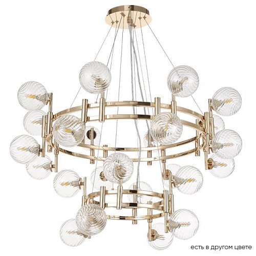 LUXURY SP16+8 GOLD Подвесная люстра Crystal Lux Luxury LUXURY SP16+8 GOLD
