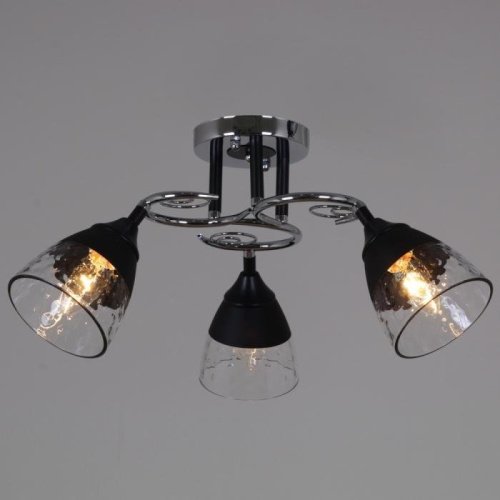 Потолочная люстра 70139-3.3-03 CR+BK