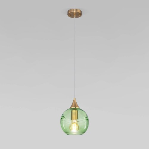 Светильник подвесной Eurosvet Lotus 50221/1 зеленый