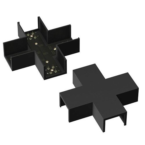 TRA160CX-11B Коннектор питания X-образный Maytoni Accessories for tracks Elasity TRA160CX-11B