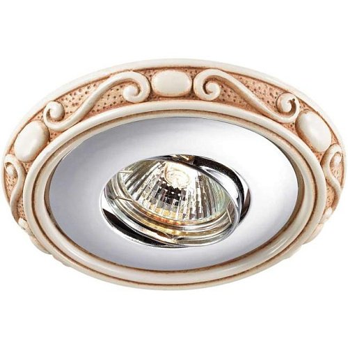 369728 Встраиваемый светильник с узорами Ceramic 369728 Novotech
