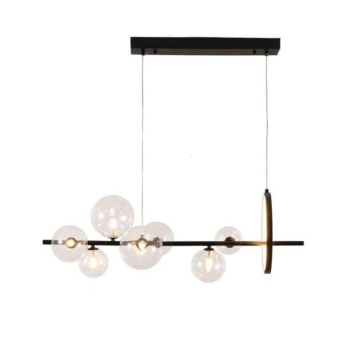 KG1233P-7 black/clear Подвесная люстра Delight Collection Art Deco Bubble KG1233P-7 black/clear