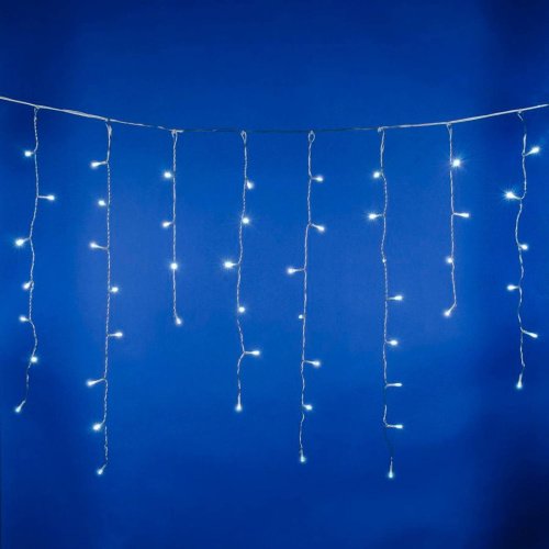 Бахрома светодиодная с эффектом мерцания, 12м Uniel ULD-B12006-195/TTK WHITE IP44