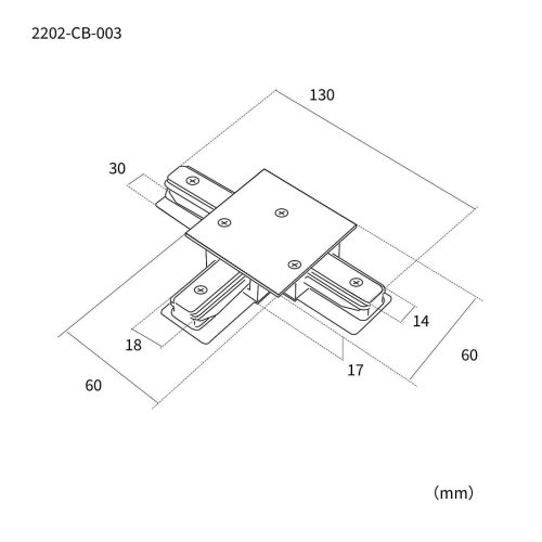 Коннектор для шинопровода Favourite Practica 2202-CB-003