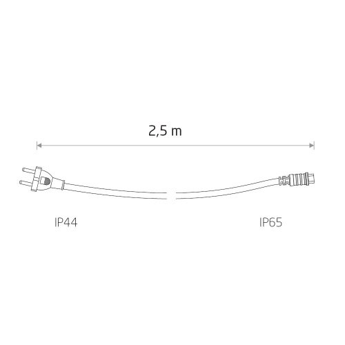 7871 Провод питания для Белт лайт 2.5 метра Nowodvorski Festoon Lights 7871