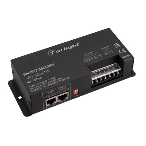 Декодер сигнала DMX512 в ШИМ (PWM) Arlight 027144