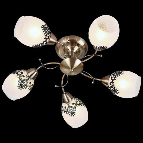 Потолочная люстра Eurosvet 30038 30038/5 античная бронза