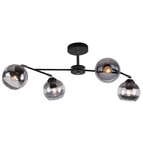 Потолочная люстра IMEX MD.9460-4-S BK+CH