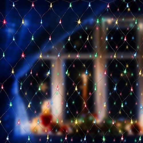 Гирлянда-дождь Eurosvet 300-001 300-001 мульти 1,5*1,5м IP20