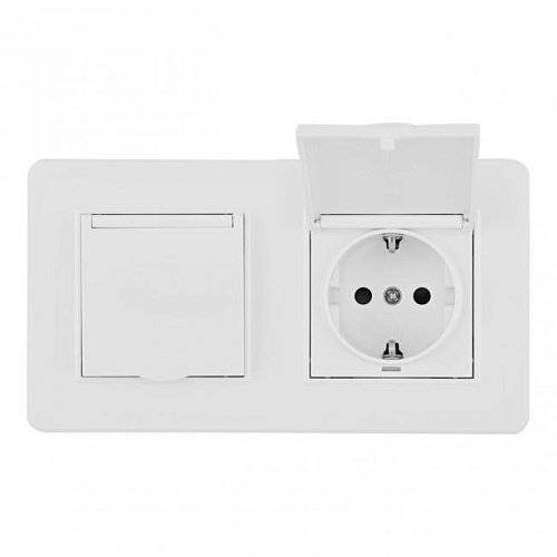 SET16-2-41-1x2 white Розетка Arte Milano Set16-2 SET16-2-41-1x2 white