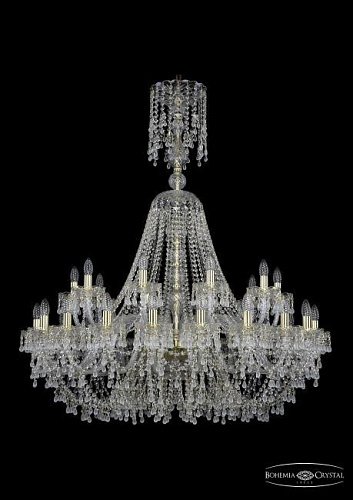 Подвесная хрустальная люстра 1410 Bohemia 1410/20+10/400/XL-130 G V0300