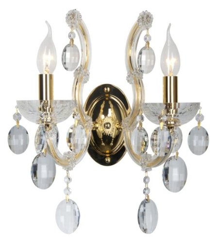HOLLYWOOD AP2 GOLD Настенное бра Crystal Lux Hollywood HOLLYWOOD AP2 GOLD